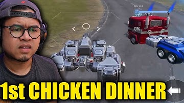 AceLawrence gets his first chicken dinner in the Transformers event in pubg mobile