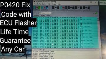 P0420 Code Fix with Toyota ECU Flasher Cheap and Easy