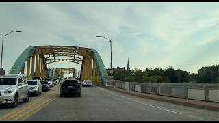 Driving: North Avenue to Martin Luther King Jr. Boulevard in Baltimore, MD - 4K