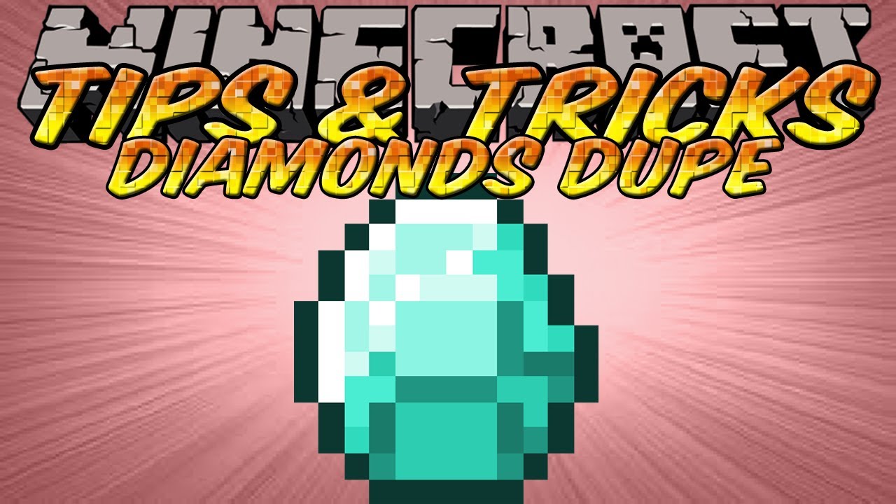 Minecraft Tips and Tricks - Diamond Duplication - YouTube