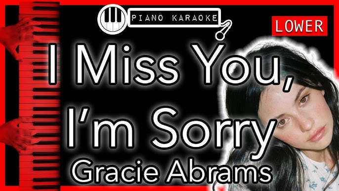 Gracie Abrams - I miss you, I'm sorry (Tradução) 