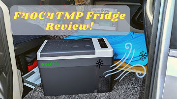 F40C4TMP Fridge for VAN LIFE & Camping - Full Review! | Minivan Camper Conversion