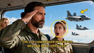 He Was Just a Single Dad in Seat 12F—Until the F-22 Commander Said: ‘Sir… Welcome Back, Viper One.’
