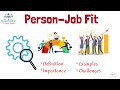 Understanding Person-Job Fit
