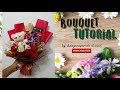 Bouquet Tutorial || easy wrapping chocolate bouquet #diybouquet
