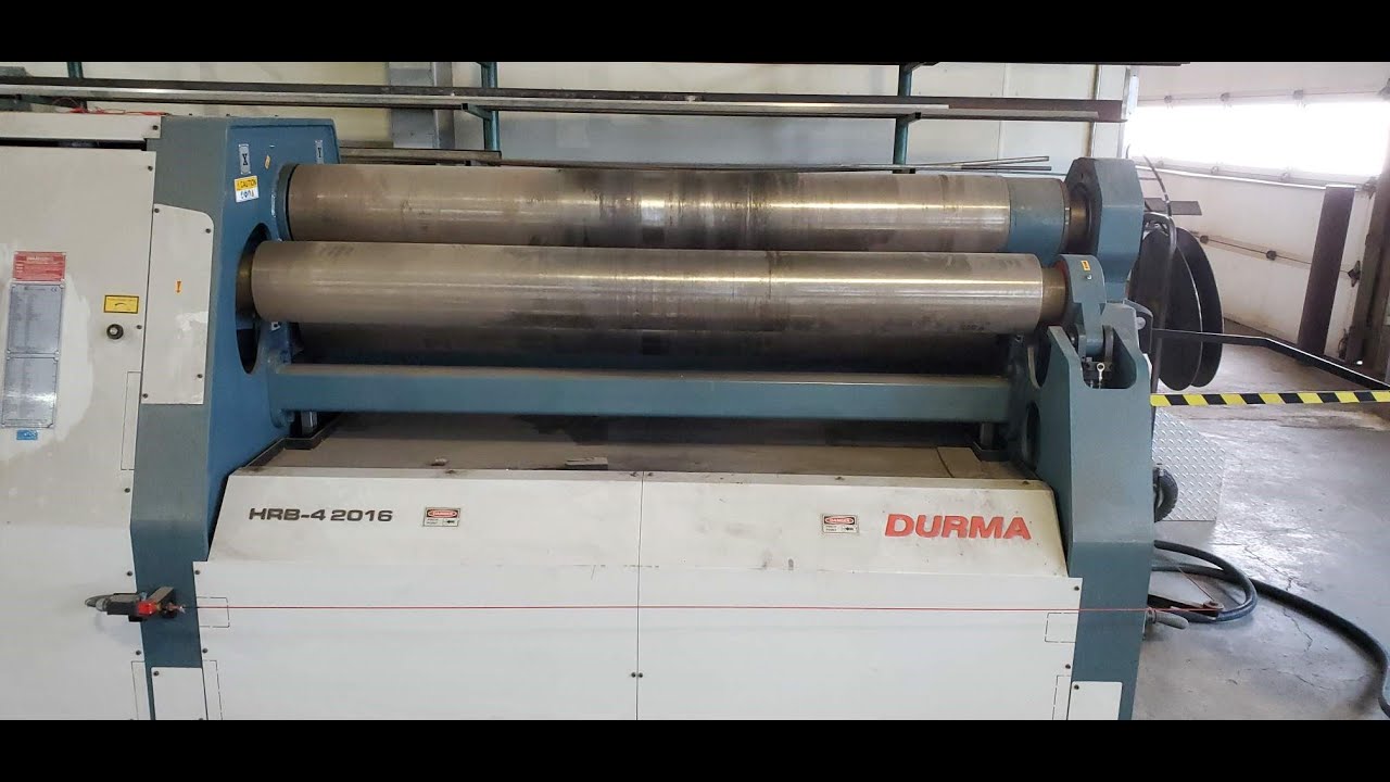 Durma HRB-4 2016 4-Roll CNC Plate Roll 5/8" x 6'8"
