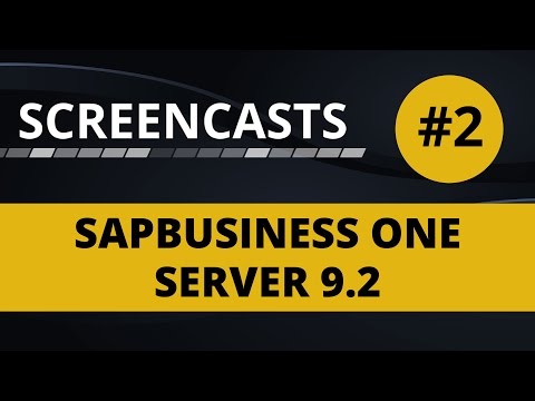 Instalação SAP Business One Server 9.2 | Screencasts B1 #2