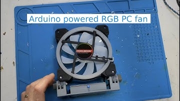 Arduino powered RGB PC fan