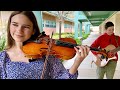 First time in Spanish Church and Performing | Karolina Protsenko &amp; her cousins