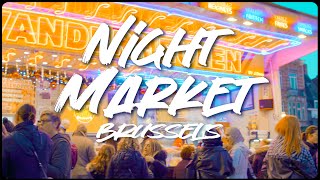 BRUSSELS, BELGIUM | Night Market in Brussels | CANON R7 with the SIRUI Nightwalker Cine Lenses 2024