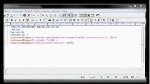 Web Browser - Remote Exploitation Session 01