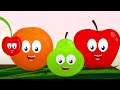 Ten Little Fruits, Preschool Song and Numbers Rhyme for Kids