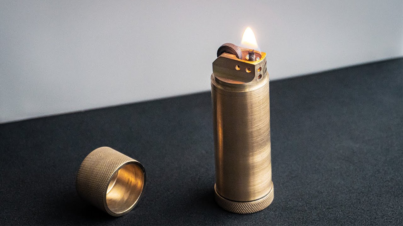 I Made a Brass Lighter From Scrap Metal