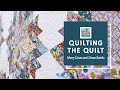 Quilting Dense Wavy Lines and Swirls in a Star Block! Quilting the Galactic Quilt