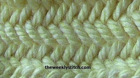 Herringbone Stitch in the Round
