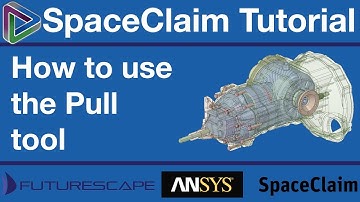 SpaceClaim Tutorial - How to Use the Pull Tool 2018
