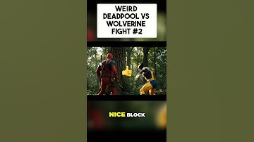 WEIRD Deadpool vs Wolverine Fight #2 #marvel #marvelstudios #ai #veo3