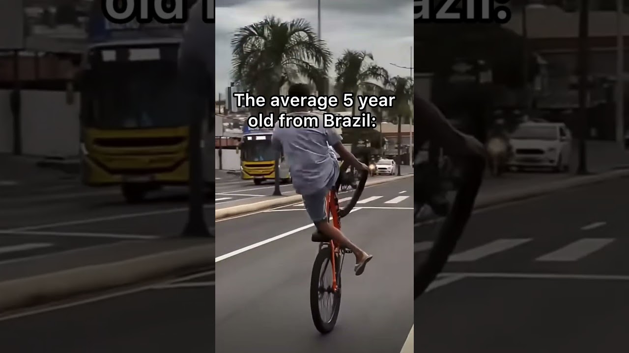 Brazilians can wheelie ANYTHING 💀 #mtb #bikelife #ebike #wheelie #funny #cycling #shorts #fypシ