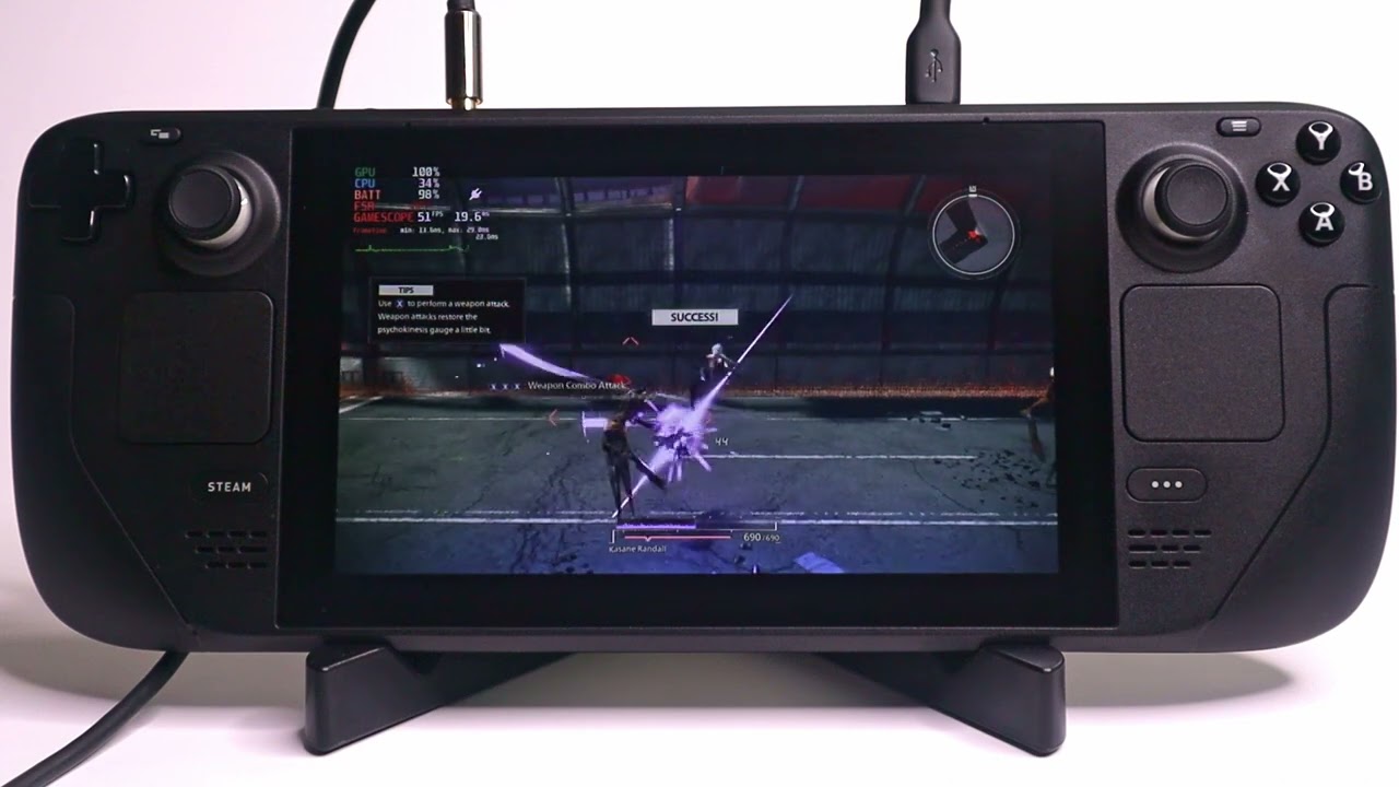 Quick Look Scarlet Nexus on Steam Deck