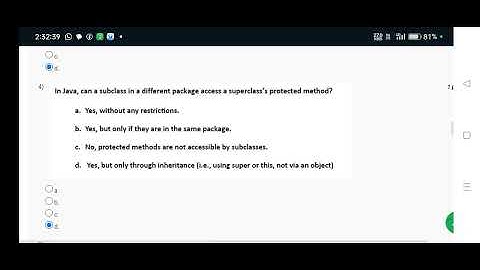 Programming in Java week 4 assignment Answers Solutions nptel assignment 4 | July 2025