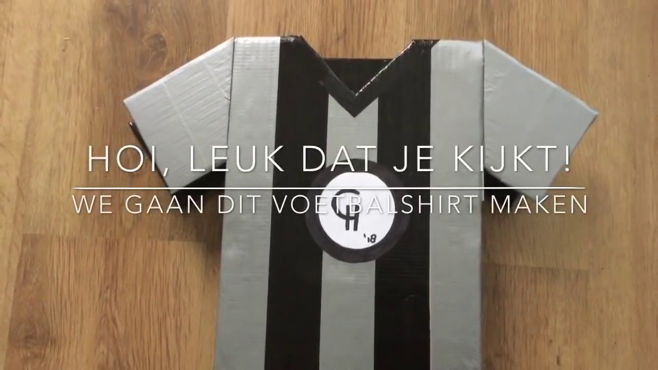 Diy: Makkelijke En Snelle Voetbal Sinterklaas Surprise Maken: Voetbalshirt  - Youtube