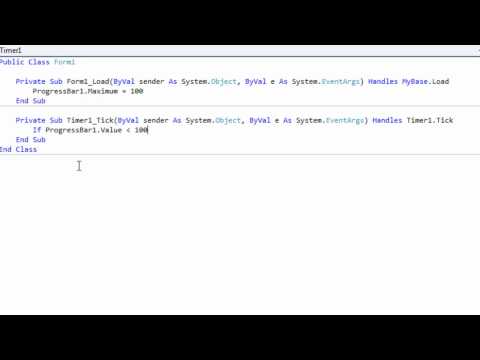 VB.NET 2010 TUTORIAL PROGRESSBAR