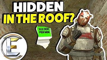 HIDDEN PRINTER IN THE ROOF? - Gmod DarkRP Life (Best Hiding Spot Ever Also The Best Base Build!)
