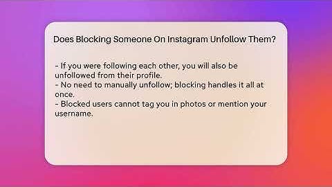 Does Blocking Someone On Instagram Unfollow Them? - Everyday-Networking