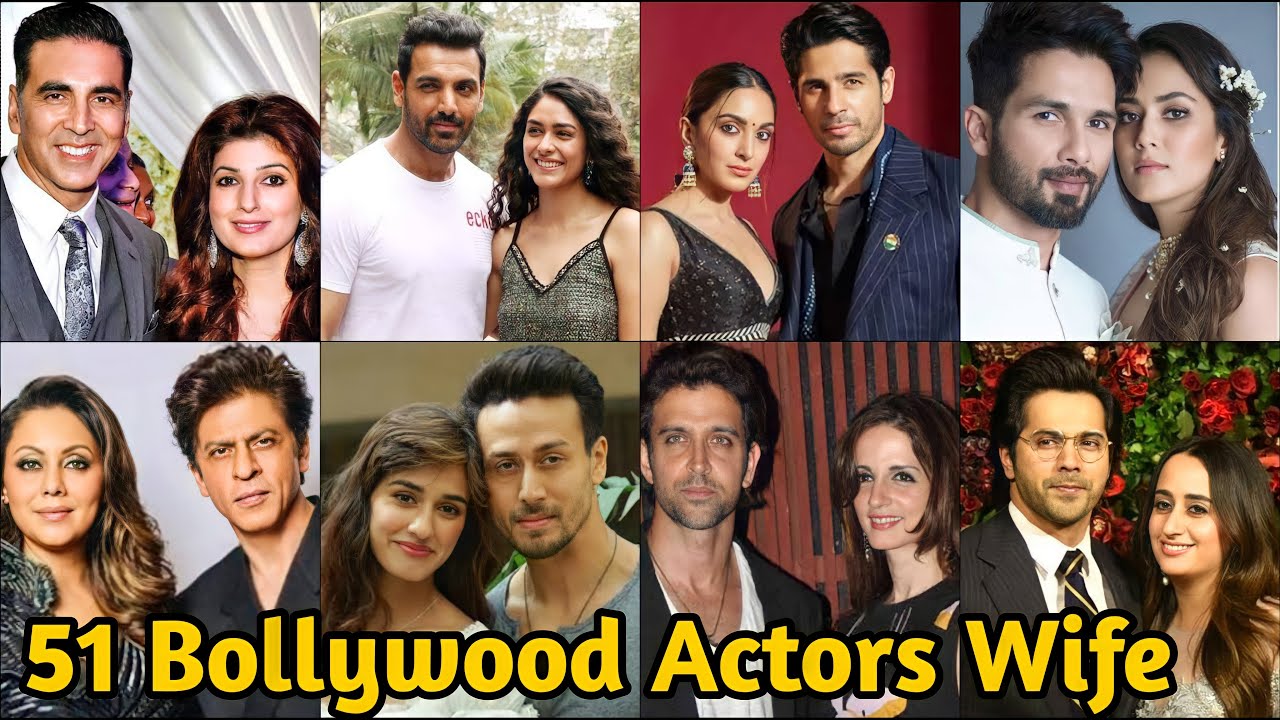 51 Bollywood Actors Wife 2021 | Most Beautiful Wives Of Bollywood ...