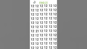 #💯 | #shorts feed | #shorts | #find 21| #optical illusion | #numbers|