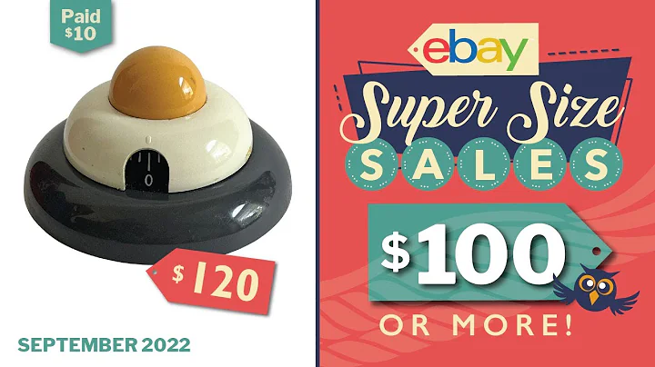 eBay $100 SuperSize Sales:  A Smorgasbord of EGGS-ellent Sales & Suzanne's Personal Update