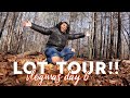 New Construction Home Lot Tour &amp; Mini Grocery Haul | Vlogmas Day 6