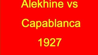 A nail in a coffin  Alekhine beat Capablanca in Capa-style