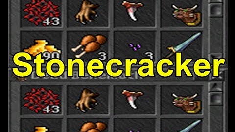 TIBIA: Stonecracker (Way & Boss)