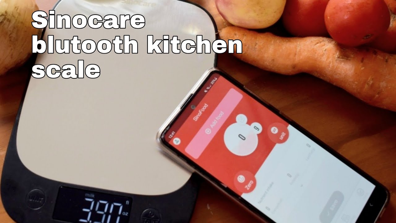 sinocare blutooth kitchen scale/ balance à blutooth @sinocare smart kitchen scale