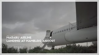 Marabu Flight 6687 HER to EDDH landing at Hamburg Airport 🏝️ #crete #airplane #plane #marabu