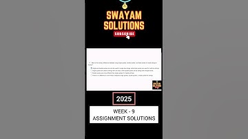 The Joy of Computing Using Python Week 9 Assignment Solutions | SWAYAM NPTEL |JAN-MAY 2025|SUBSCRIBE