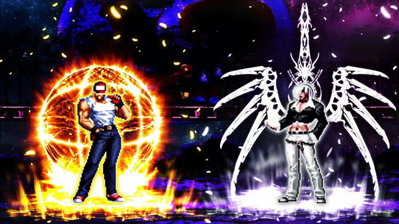 Boss Terry MF VS O.Iori XIII WF (God Mode) [Request Match] KOF MUGEN ...