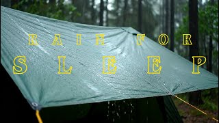 Cozy Rain on Tent ⛺ Sleep Sounds for a Peaceful Night 🌙