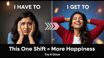 The One Mindset Shift That Can Instantly Make You Happier | Try This Once