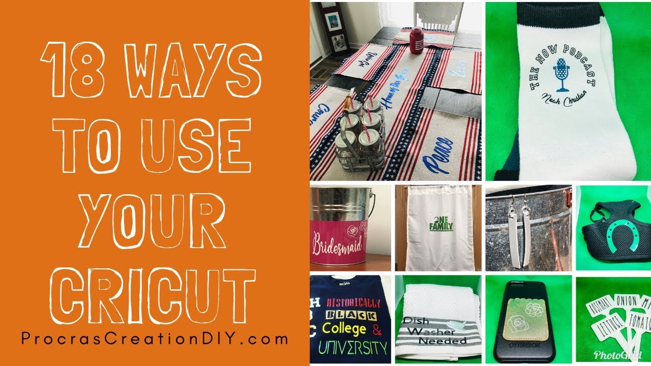 18 Ways To Use Your Cricut YouTube 18 Ways To Use Your Cricut YouTube