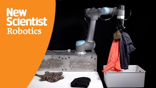 Watch AI cleaning robot that can tidy up clothes in a messy bedroom