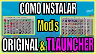 ✔️ Como Instalar e Baixar qualquer mod no Minecraft TLAUNCHER e ORIGINAL