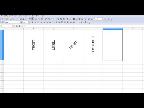 Wideo: Jak Zmienić Kierunek Tekstu W Programie Excel