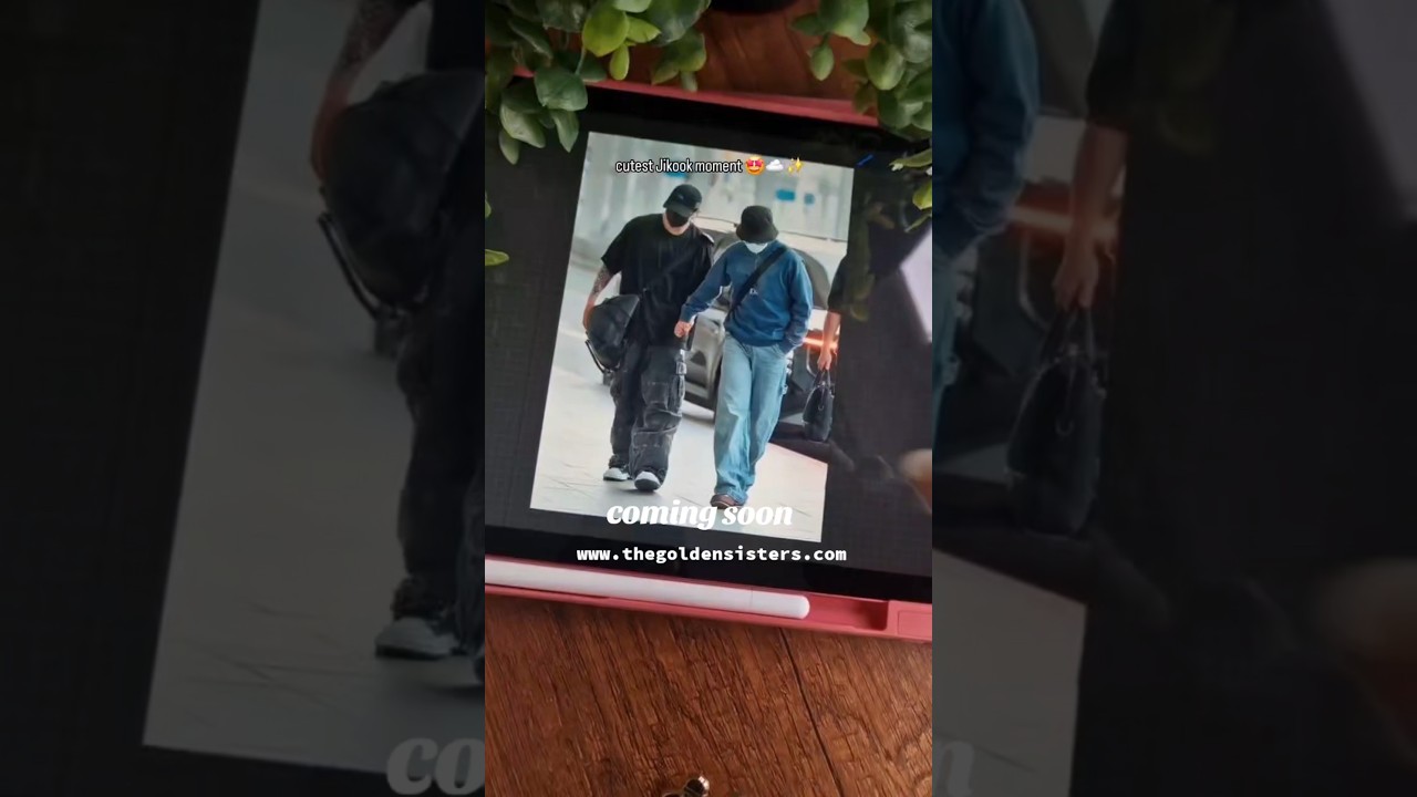 JiKook holding hands at the airport is just the best 🥹 I love them so much! 