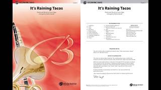 It's Raining Tacos, arr. Patrick Roszell -- Score & Sound