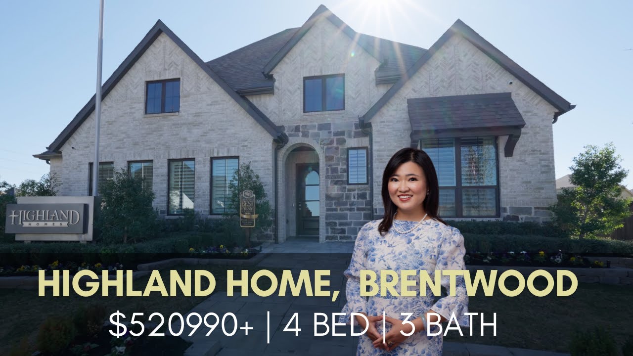 Cane Island Color Symphony: Touring a 1-Story Highland Home, Brentwood ...