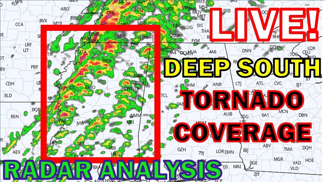 Tornado Outbreak Analysis - Deep South Impacts 02.17.22 - YouTube