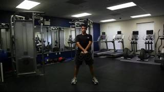 Split Jumps with Olympic Presses and Jumping Squat Bursts