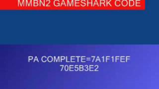 MMBN2 GAMESHARK CODE.wmv
